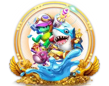 MASAYAPH fishing game scene with underwater action and shooting features